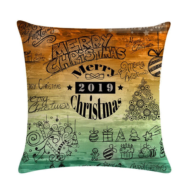 Candy Cane Christmas Pillow Cover - LuxeNest
