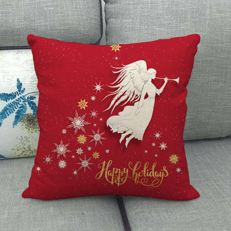 Candy Cane Christmas Pillow Cover - LuxeNest