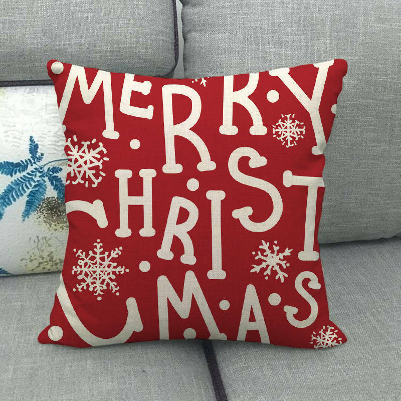 Candy Cane Christmas Pillow Cover - LuxeNest