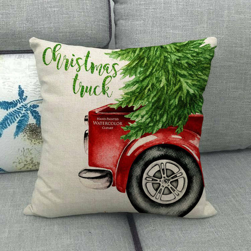 Candy Cane Christmas Pillow Cover - LuxeNest