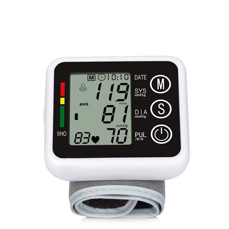 Wrist Blood Pressure Monitor - VitalSense™ Accurate Tracking