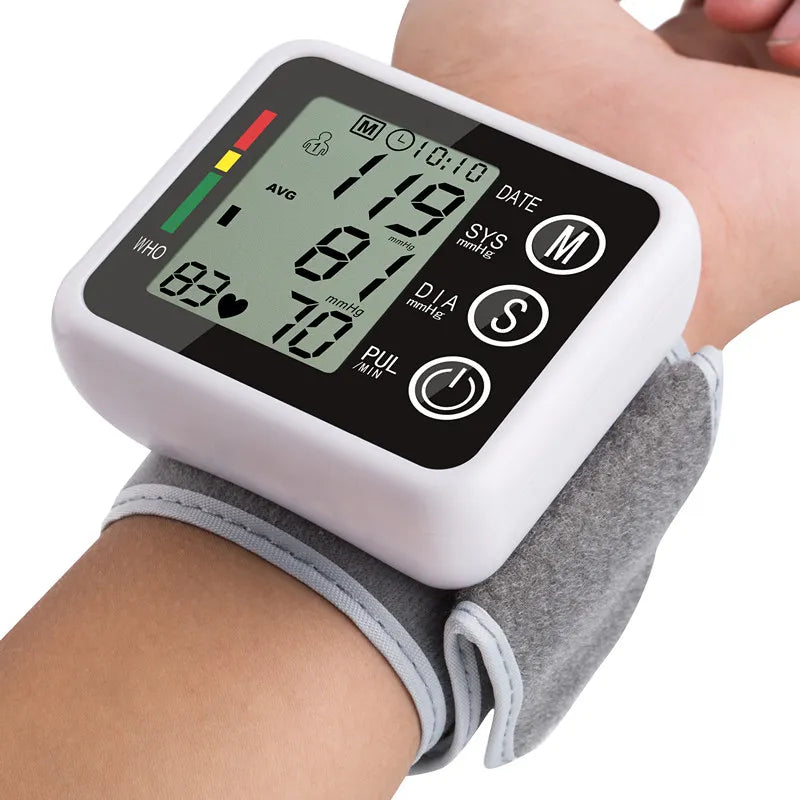 Wrist Blood Pressure Monitor - VitalSense™ Accurate Tracking