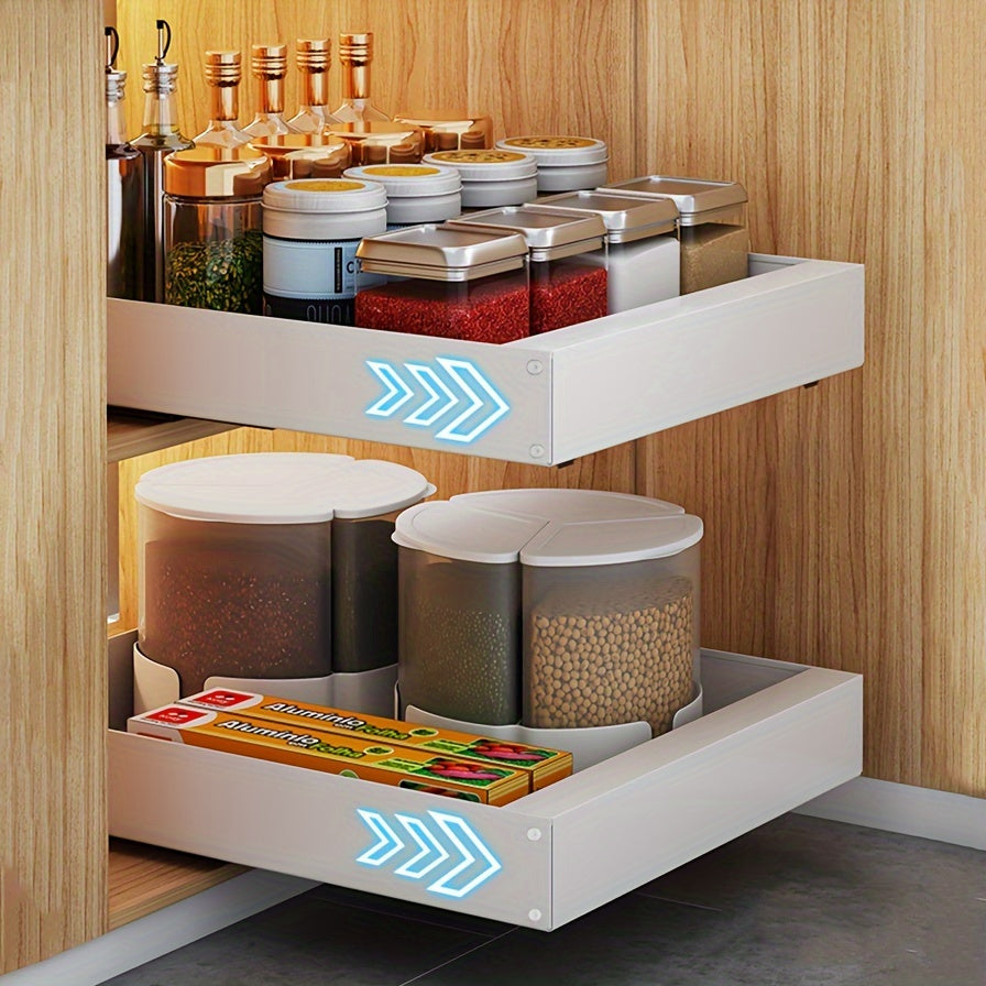 Pull-Out Kitchen Cabinet Organizer - NovaHome