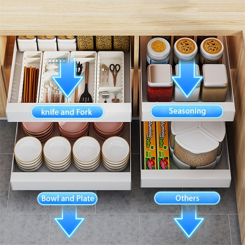 Pull-Out Kitchen Cabinet Organizer - NovaHome