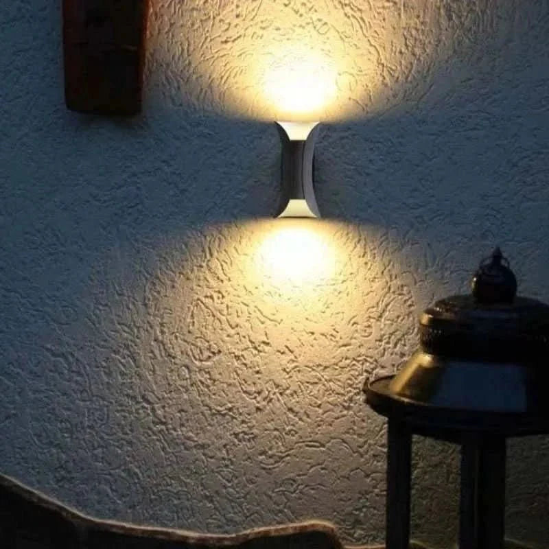 Curved LED Outdoor Wall Light - Lumina Luxe