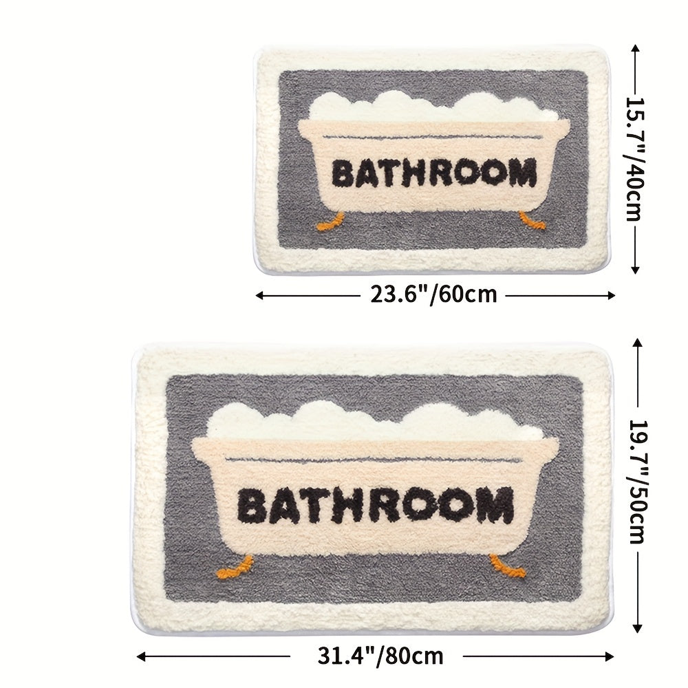 Superabsorbent Non-Slip Bathroom Mat - AquaNest