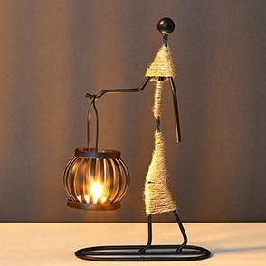 Vintage Candle Holder - LuxeAura