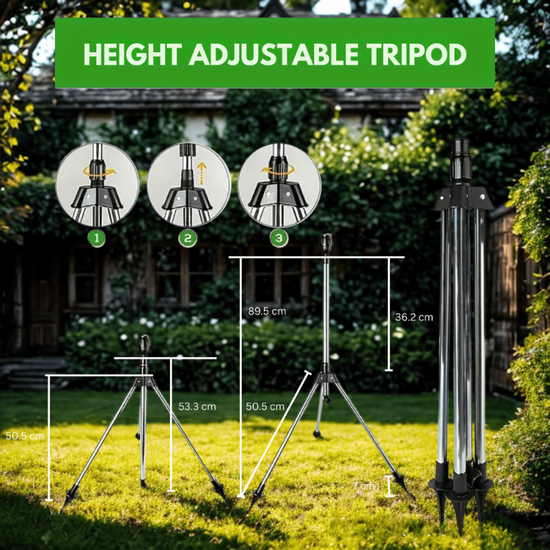 360° Adjustable Sprinkler - AquaPro Essentials