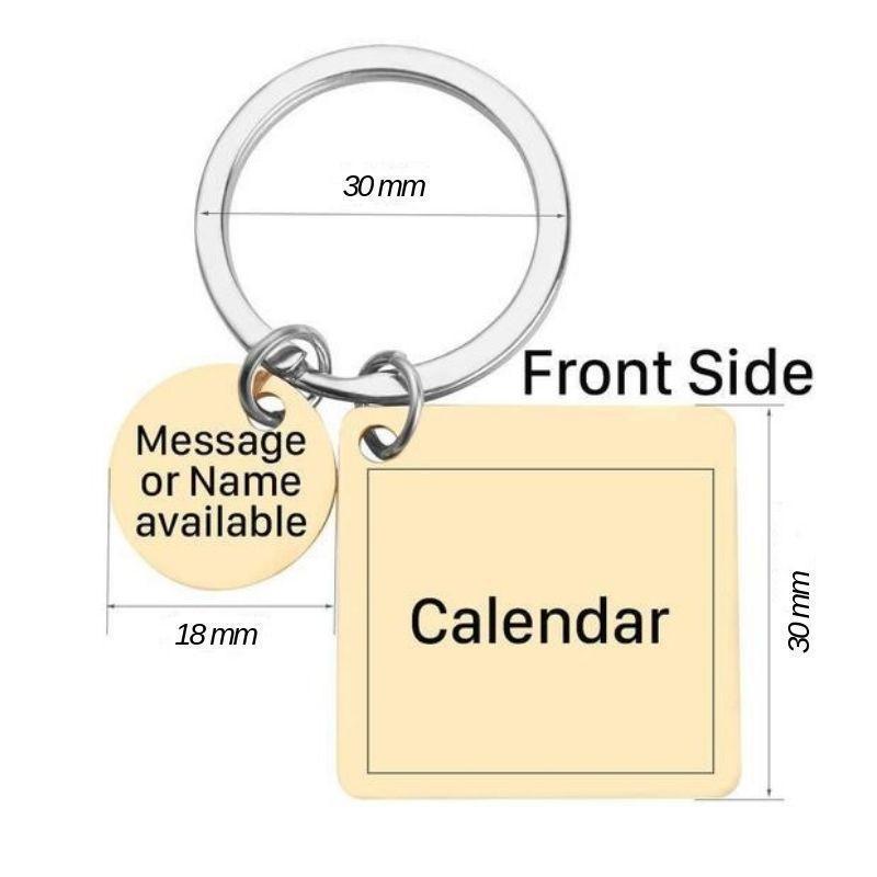 Calendar Keychain - LuxeGear