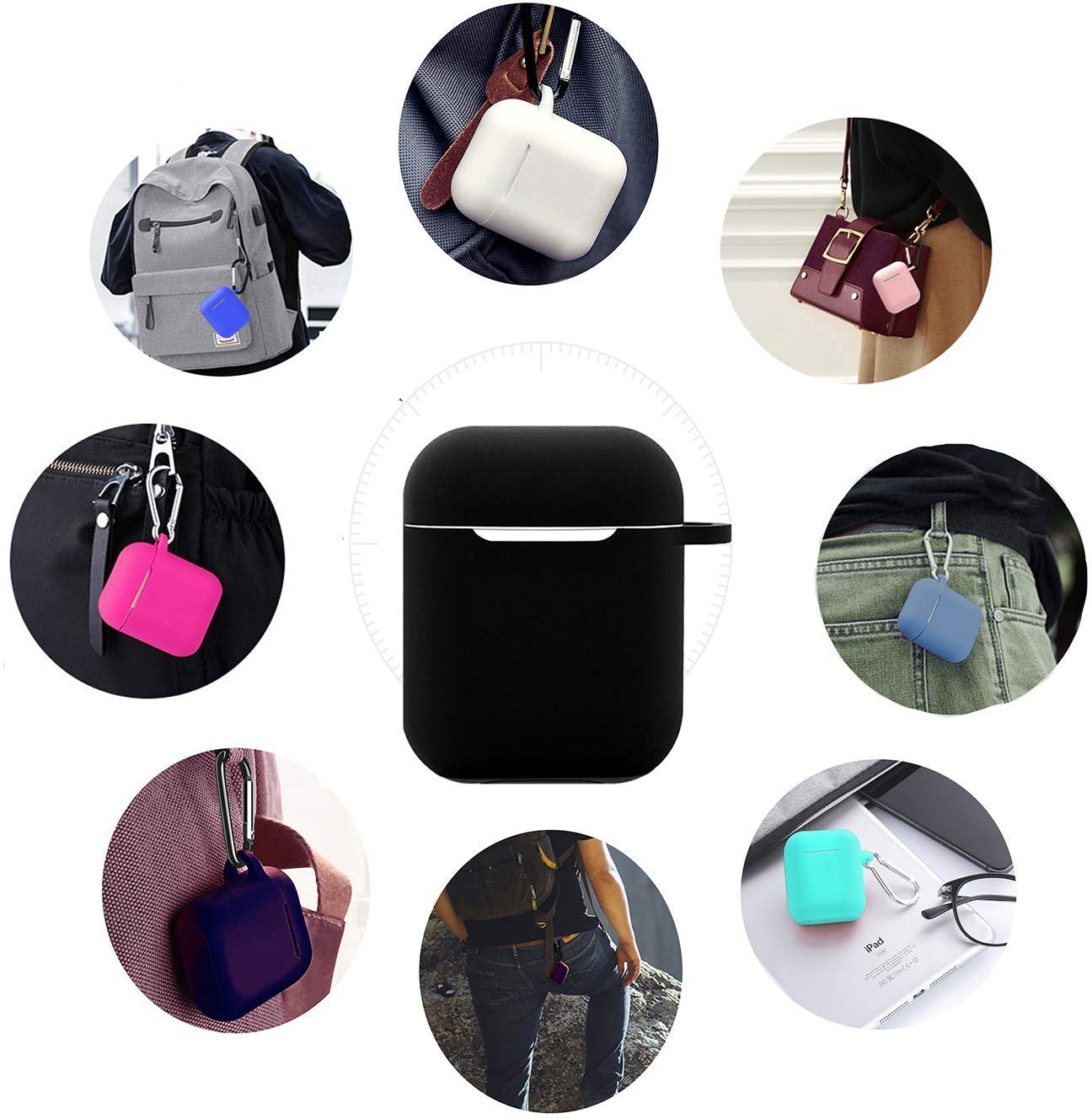 Silicone Case for Apple AirPods - LuxeGuard