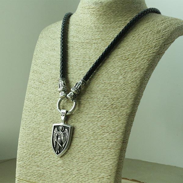 Archangel Charm Necklace - Celestial Grace Jewelry