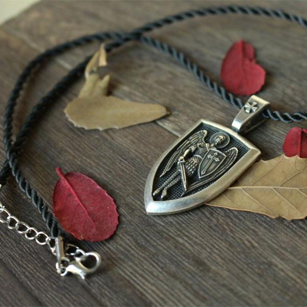 Archangel Charm Necklace - Celestial Grace Jewelry