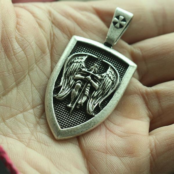 Archangel Charm Necklace - Celestial Grace Jewelry