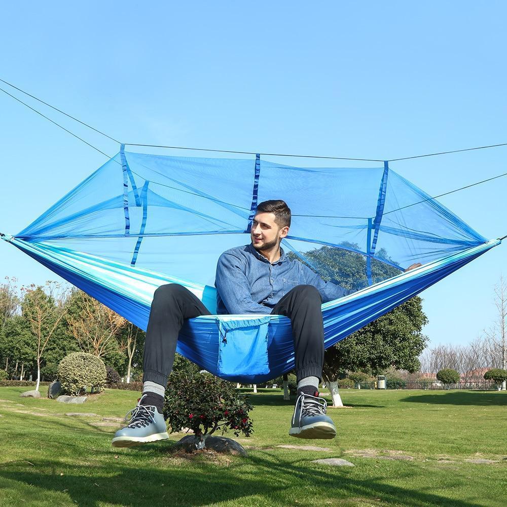 Portable Hammock with Mosquito Net - LuxeNest