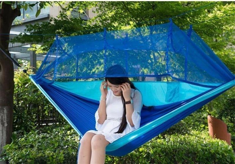 Portable Hammock with Mosquito Net - LuxeNest