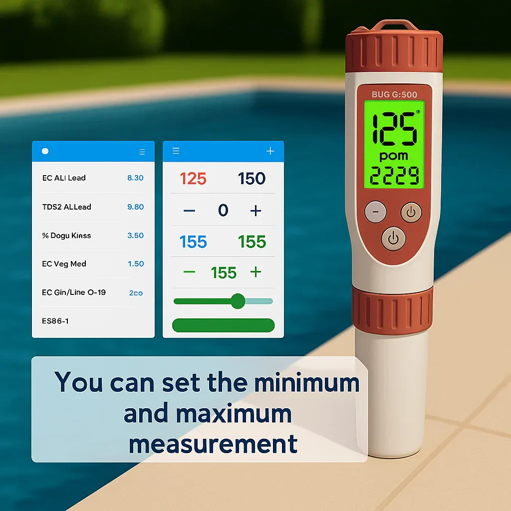 Digital Pool Water Tester - AquaSense Pro