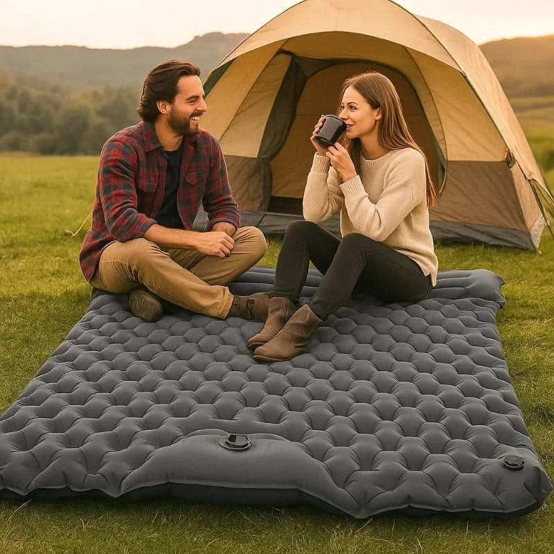 Self-Inflating Double Camping Mattress - LuxeRest
