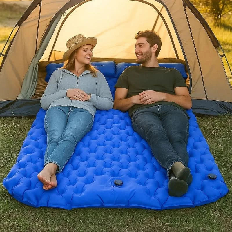 Self-Inflating Double Camping Mattress - LuxeRest