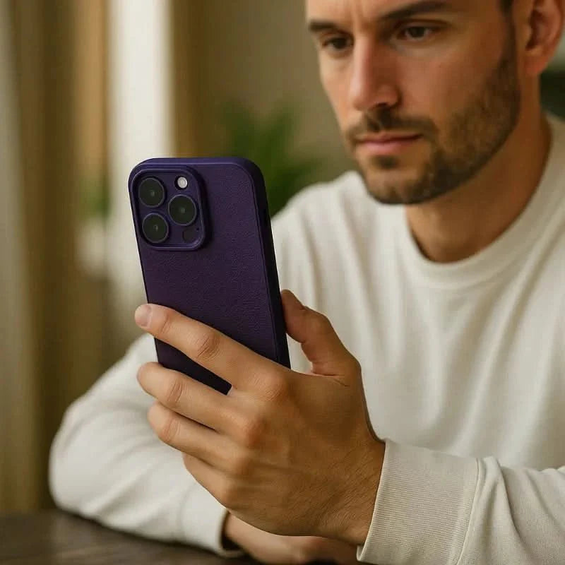 Shock-Resistant Silicone Case - LuxeGuard for iPhone 14-17