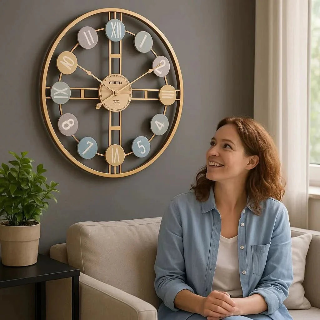 Silent Wall Clock - Elegance by Timeless Decor