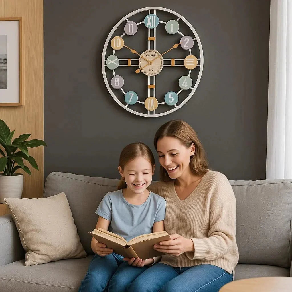 Silent Wall Clock - Elegance by Timeless Decor