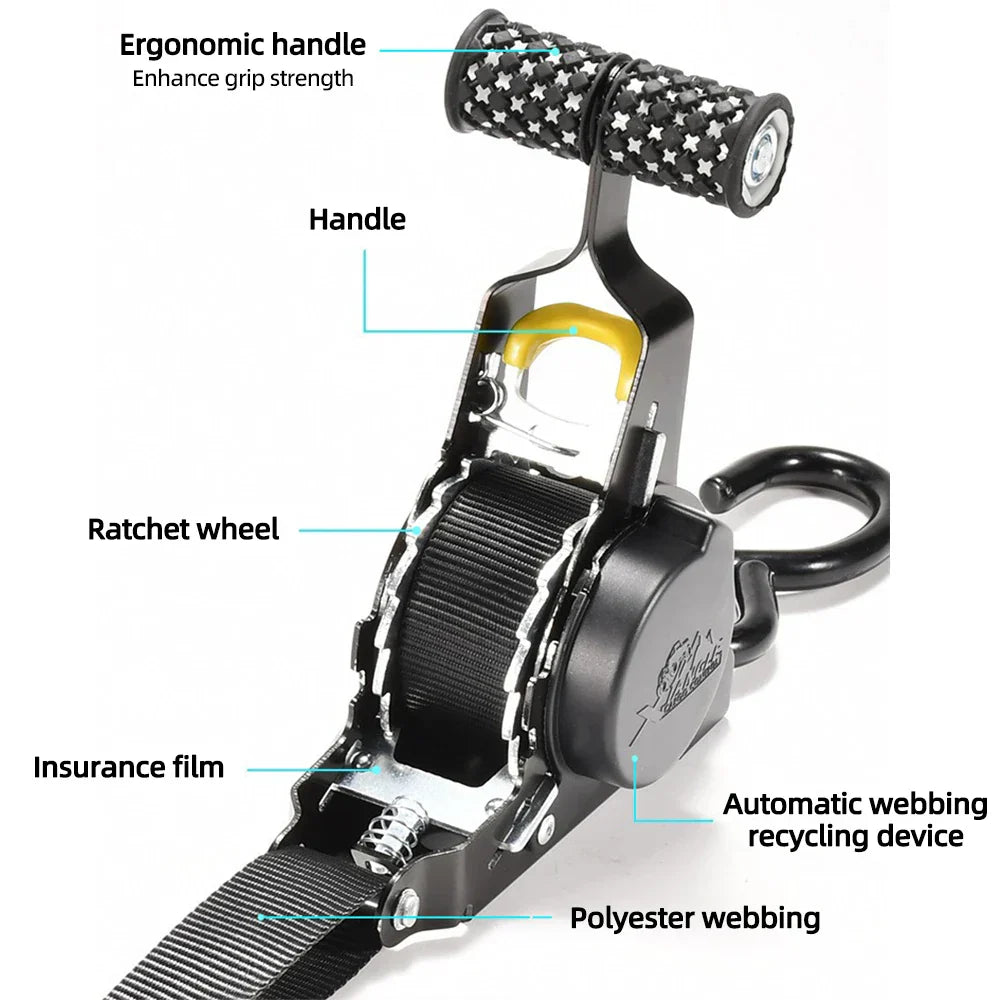 Secure Ratchet Straps - CargoGuard Pro