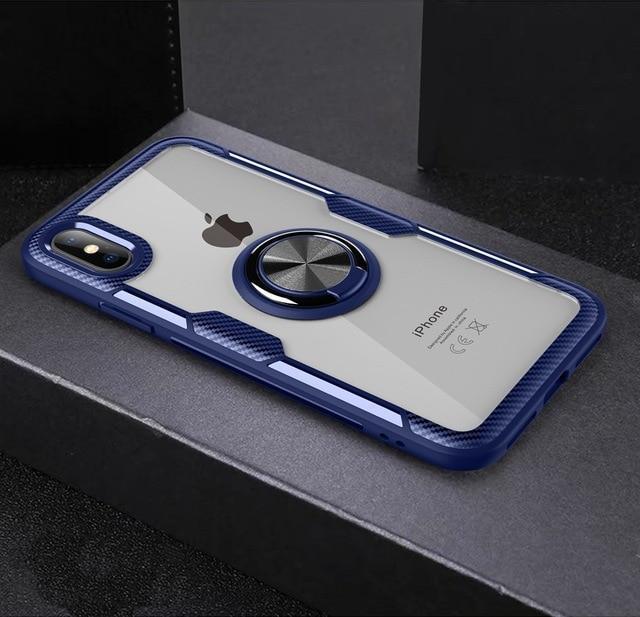 Magnetic Carbon Fiber iPhone Case - LuxeGuard