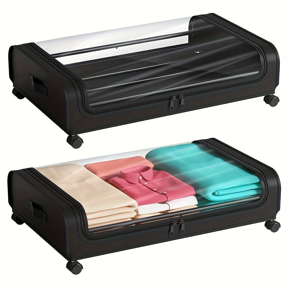 Underbed Storage Bins with Wheels - LuxeSpace