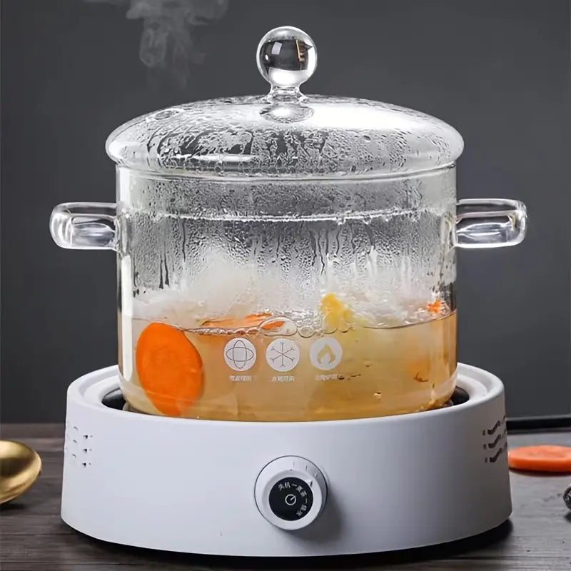 Clear Glass Cooking Pot - PureVista