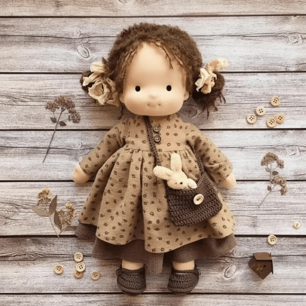 Waldorf Doll - Luma Handmade Cotton Toy for Creative Play