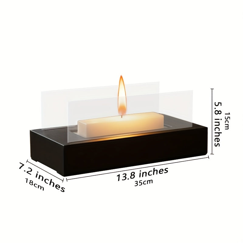 Wood Pellet Fire Pit with Glass Guard - EmberGlow