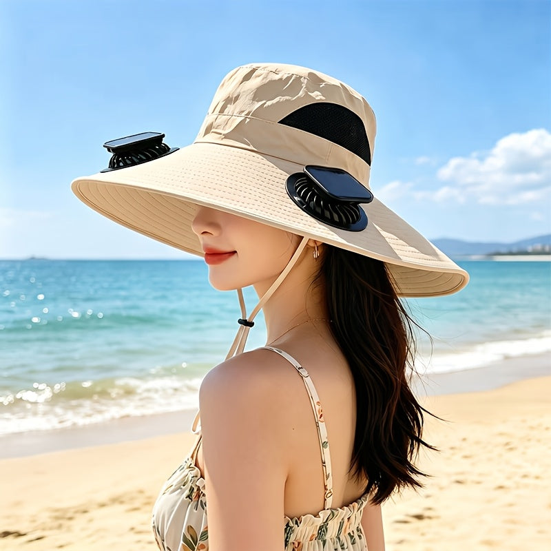 Sun Protection Fan Cap - Solara Gear