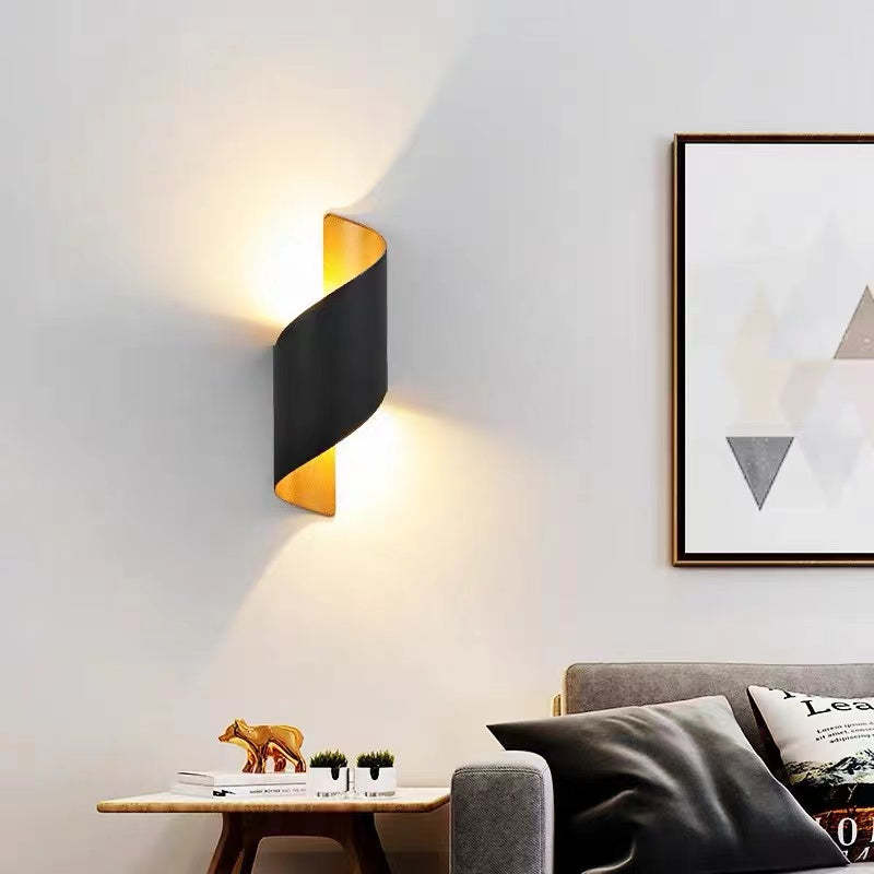 Spiral LED Wall Light - LumaGlow