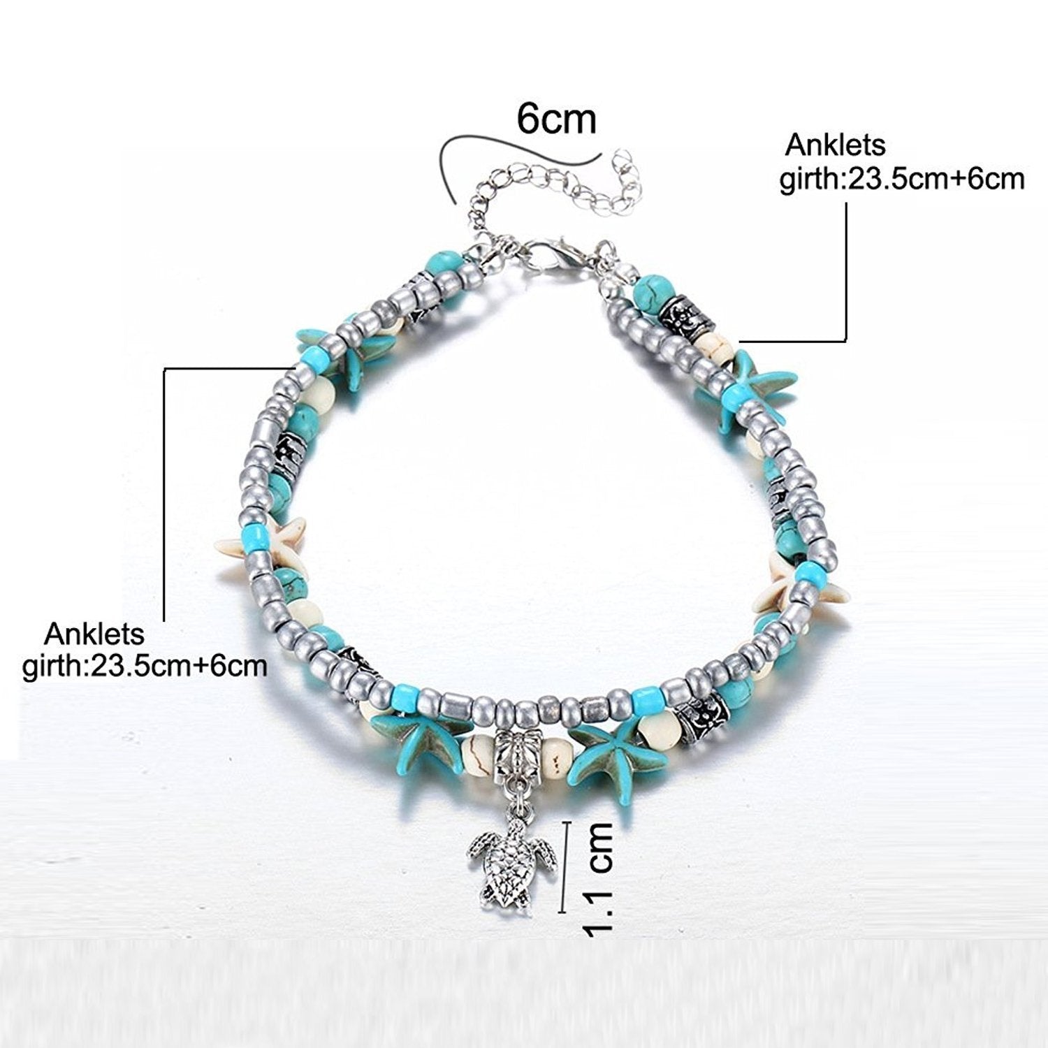 Bohemian Beach Anklet - Ocean Bliss Jewelry