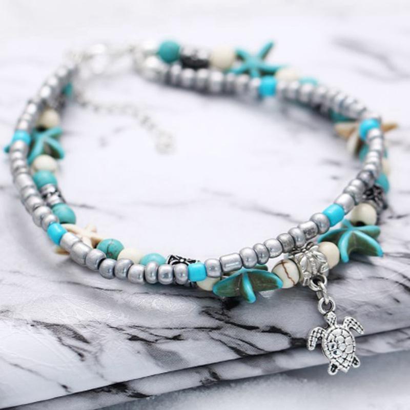 Bohemian Beach Anklet - Ocean Bliss Jewelry