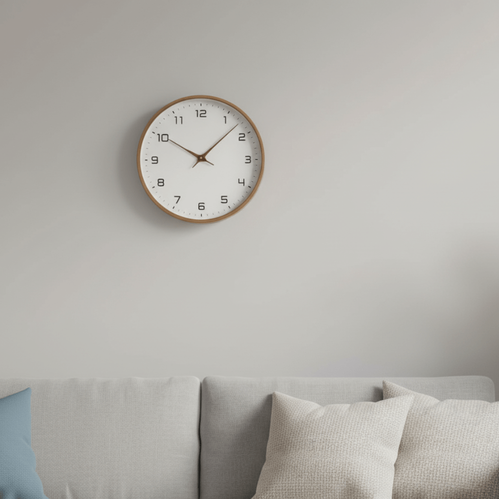 TimberTime - Elegant Wooden Wall Clock for Modern Homes
