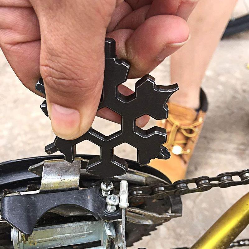 Stainless Steel Snowflake Multi-Tool - GearCraft Elite
