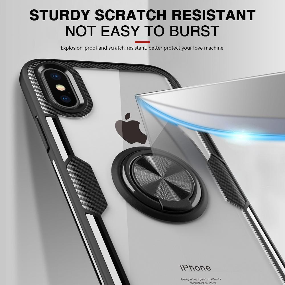 Magnetic Carbon Fiber iPhone Case - LuxeGuard