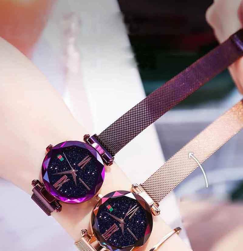 Magnetic Fashion Watch - LuxeTime Elegance