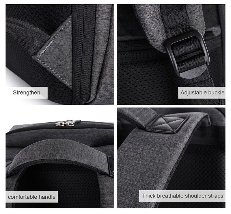 USB Laptop Backpack - LuxeGear with Anti-Theft Design