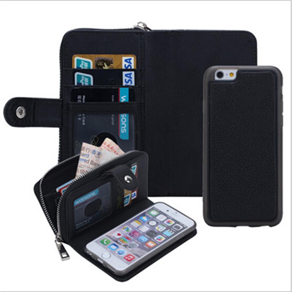 Leather Wallet Case with Card Slots for iPhone 6 - LuxeGuard