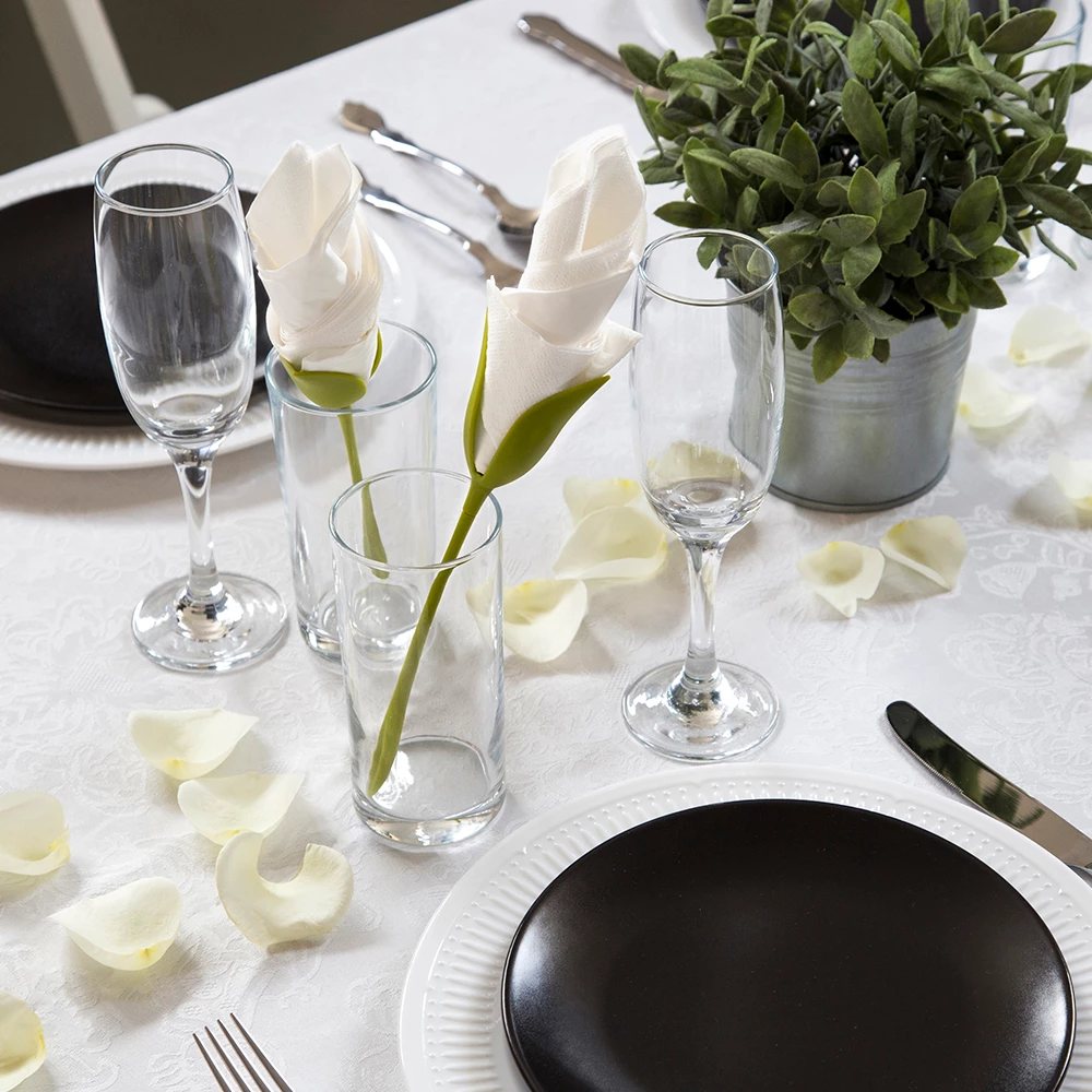Elegant Bloom Paper Napkin Folder - LuxeCraft