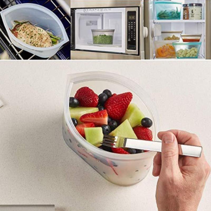 Silicone Stand Up Zipper Bags - LuxeSeal