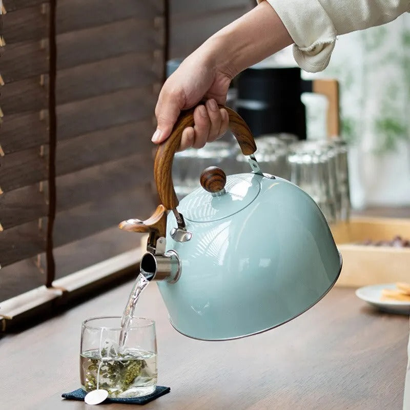 Whistling Stainless Steel Kettle - LuxeBrew