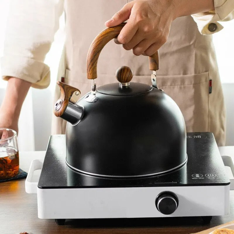 Whistling Stainless Steel Kettle - LuxeBrew