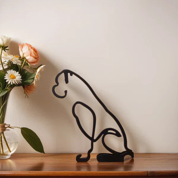 Canine Abstract Sculpture - ArtistryPaws