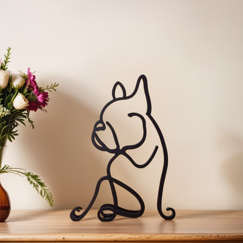 Canine Abstract Sculpture - ArtistryPaws