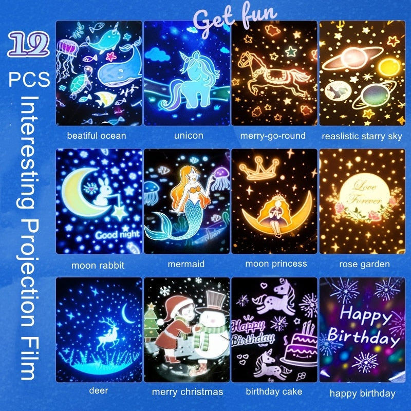 StarGlow™ - DreamTwirl Projector Night Light with Soothing Colors