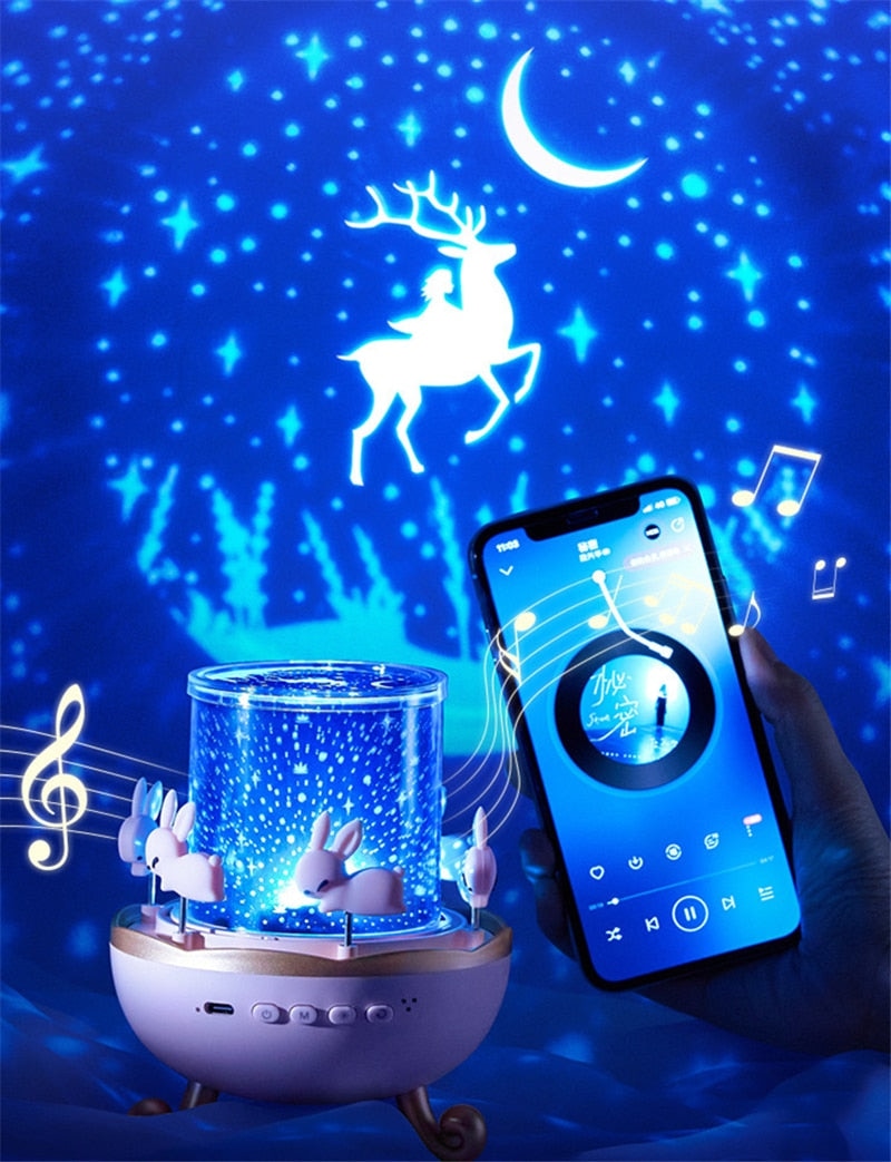 StarGlow™ - DreamTwirl Projector Night Light with Soothing Colors