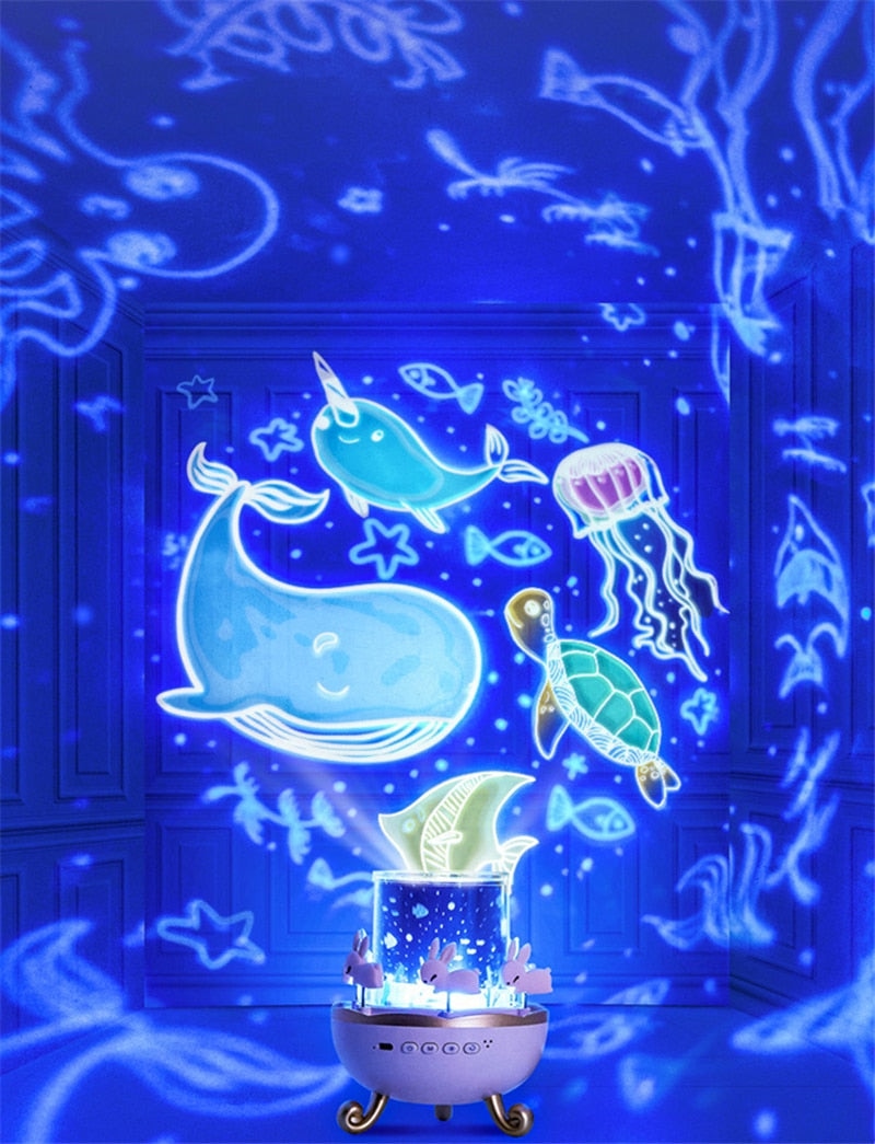 StarGlow™ - DreamTwirl Projector Night Light with Soothing Colors